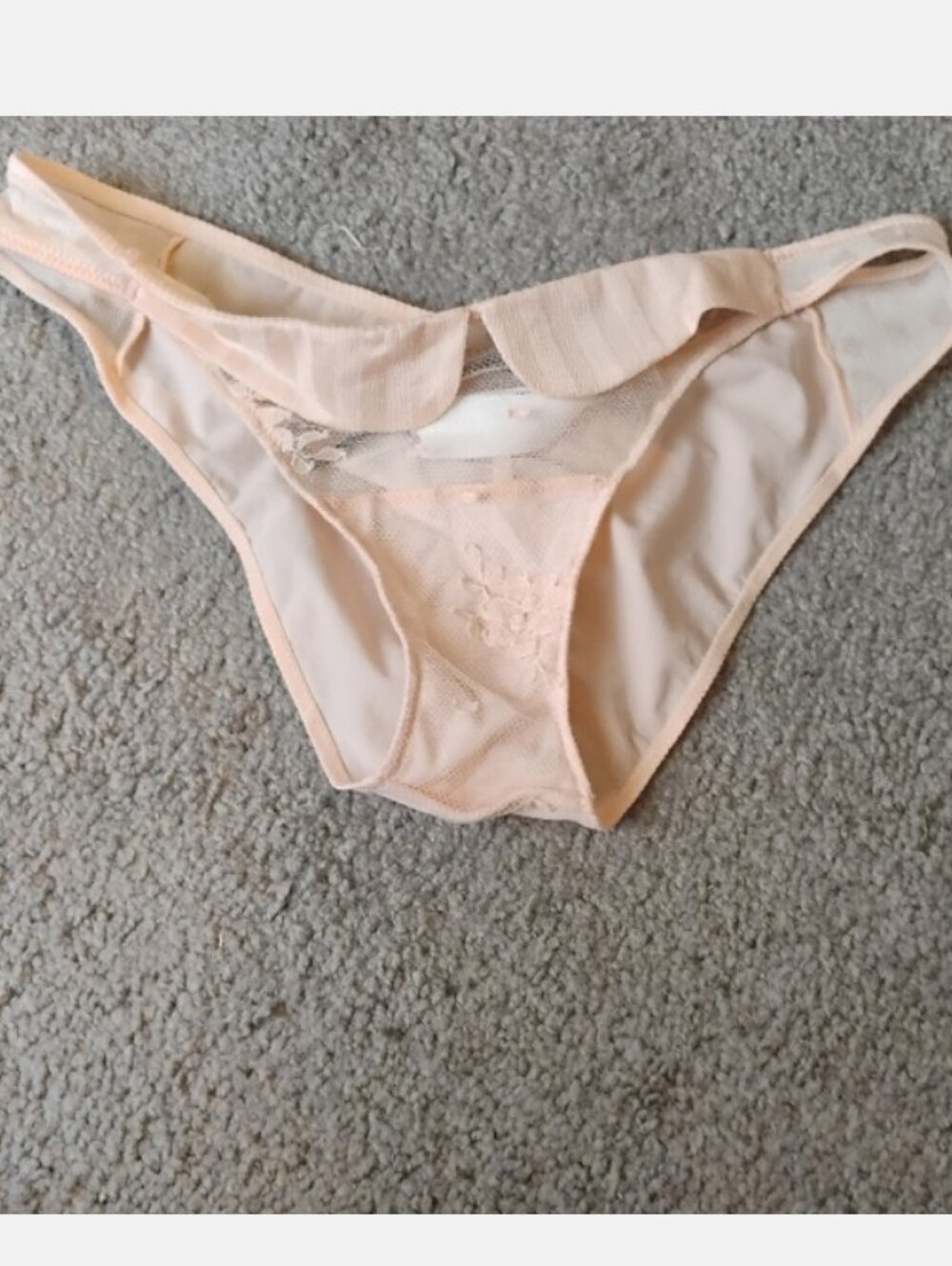 NWT Chantal Thomass Collared Light Pink Underwear Panty Sz XXS